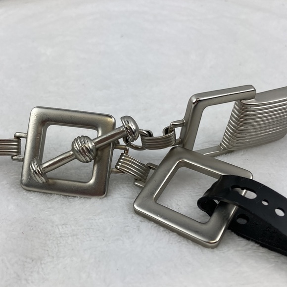 Ellen Tracy Women’s NWOT Reptile Embossed Belt OS - Picture 6 of 8